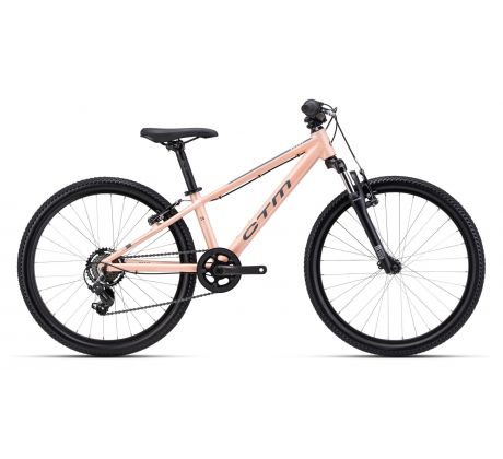 dětské kolo 24" CTM ROCKY 1.0 matná světle růžová 2026