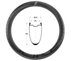 28" karbonový ráfek DUKE Strada ÆRA 56