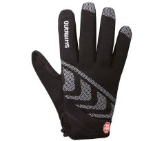 zimní rukavice Shimano Windstopper černé