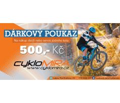 Dárkový poukaz na zboží nebo servis 500 Kč 